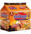 Singaporean Spicy Laksa Noodles (Pack of 5) - Creamy Coconut & Spicy Chili Instant Noodles - Mi Sedaap Halal Certified