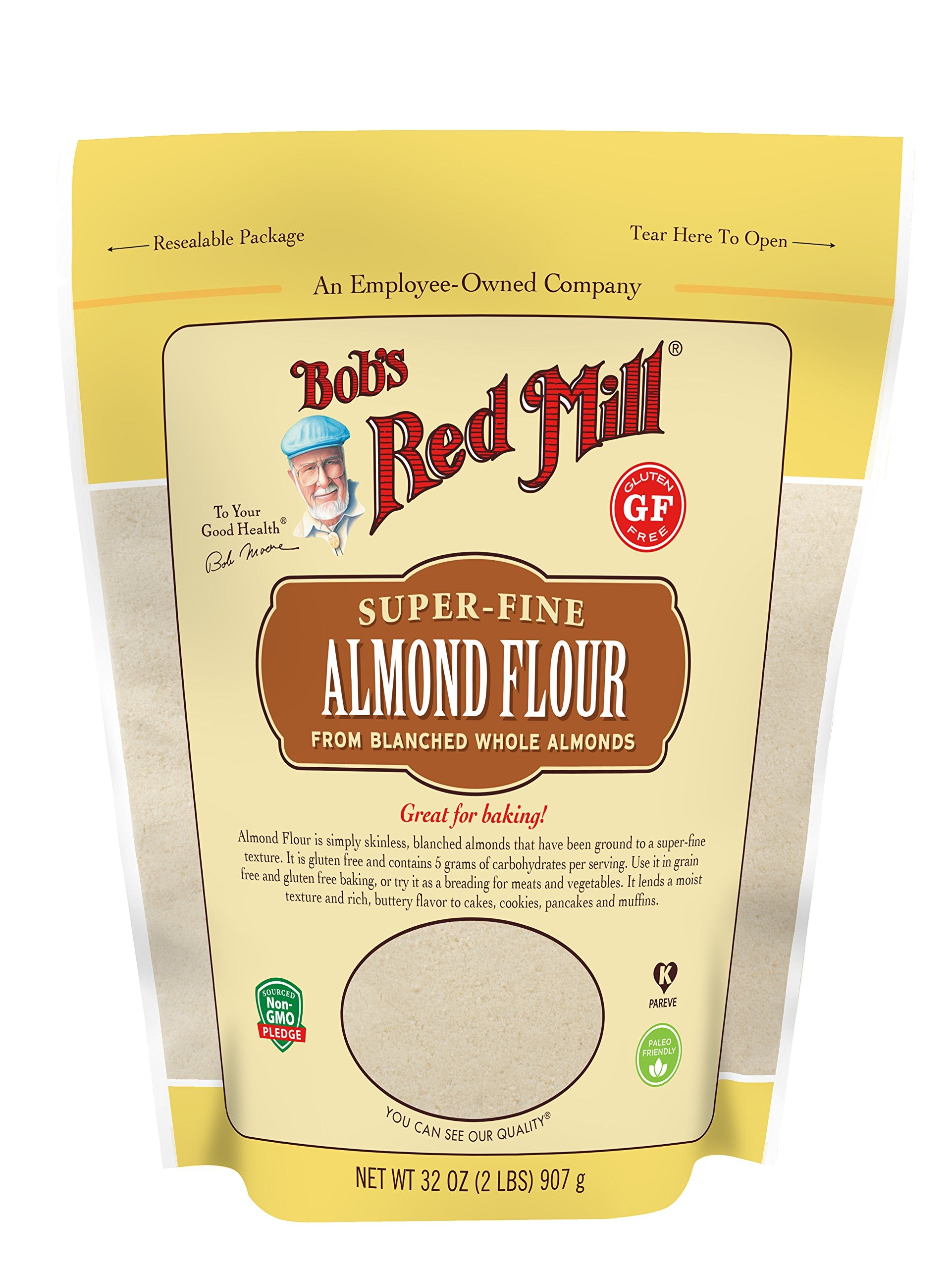 Bob'S Red Mill Almond Flour, 32Oz (Pack Of 1) - Non Gmo, Vegan, Paleo Friendly, Keto Friendly Friendly, Kosher