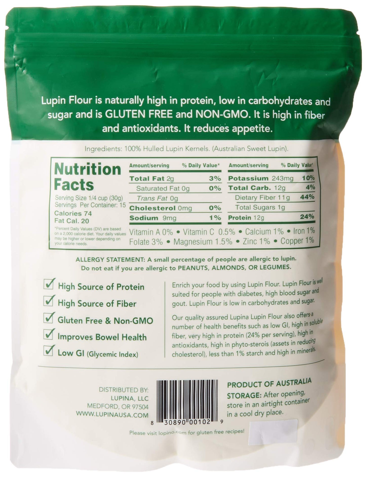 Lupina Lupin Flour