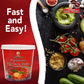 Mae Ploy Vegetarian Red Curry Paste, Authentic Thai Spices, 35 oz Tub, No MSG, Preservatives, or Artificial Coloring, 2.18 lb