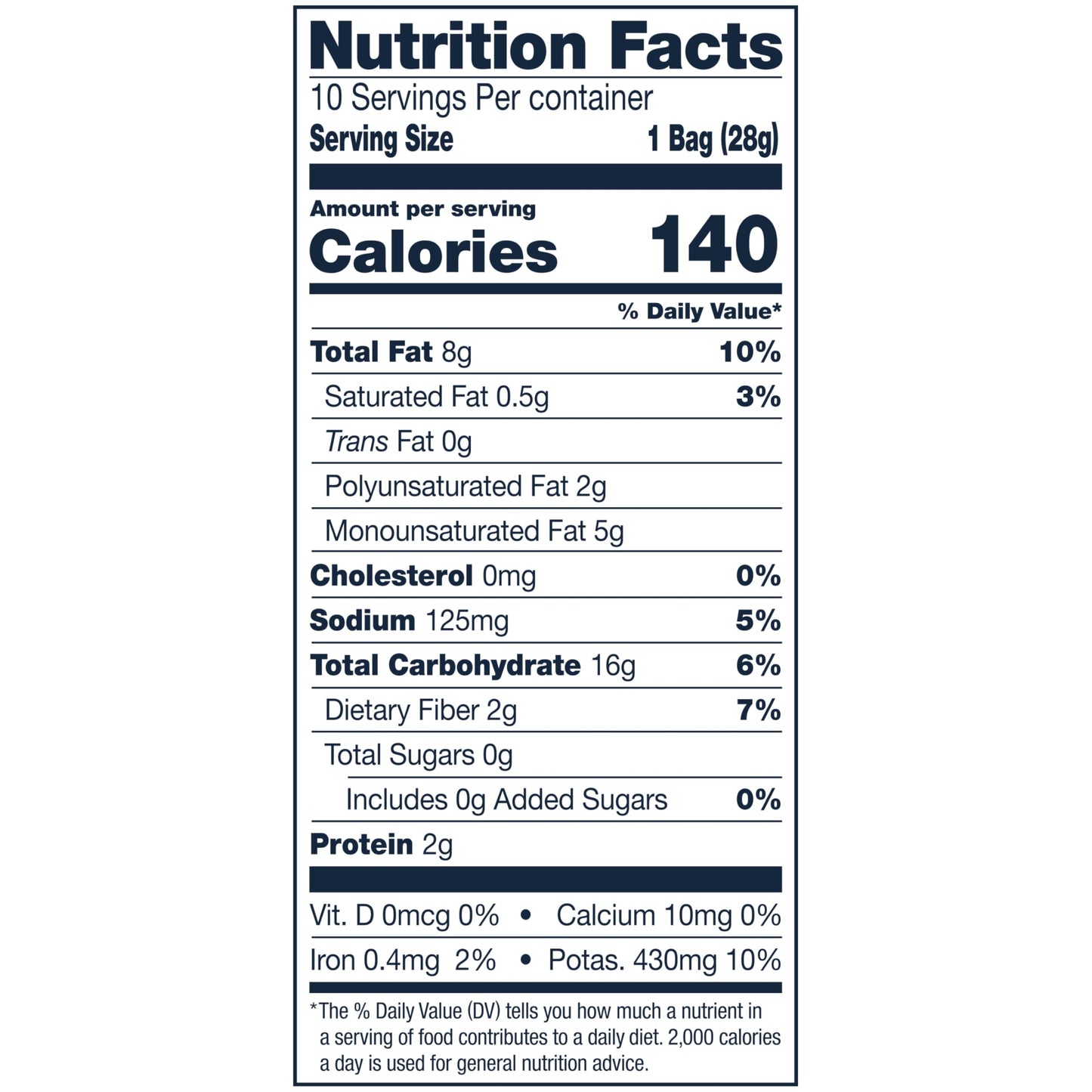 Cape Cod Potato Chips Original, 1 Oz, 10 Ct