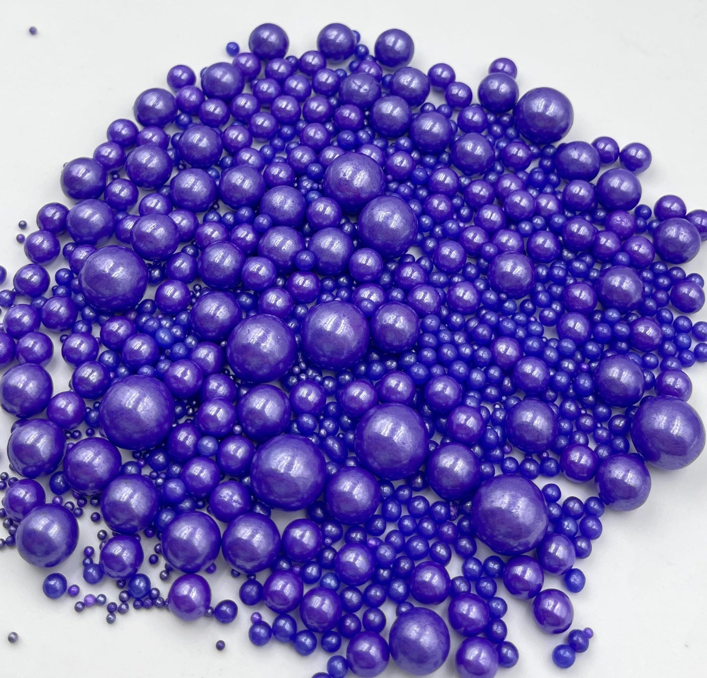 Sentovac Purple Pearls Sprinkles Mix | Edible Cake Cupcake Sprinkles 1 Bottle 4.23Oz/ 120G | For Wedding Party Baking Cupcake Cookie Ice Cream Decoration Supplies