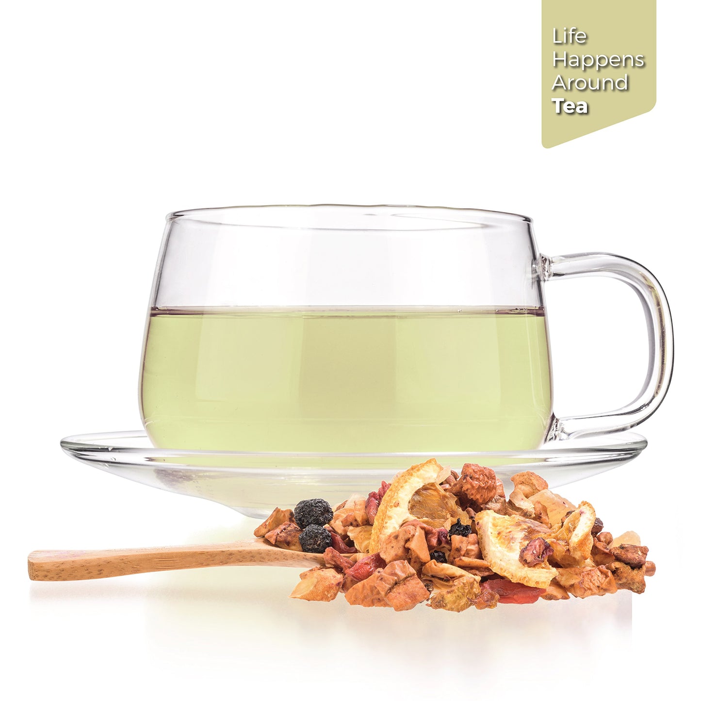 Tealyra Fruity Herbal Loose Leaf Tea - Mango, Goji Berries, Pineapple, Pomegranate - 4 Ounce (No Caffeine)