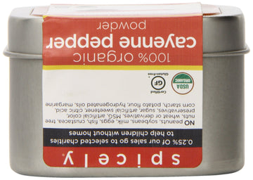 Spicely Organic Cayenne Pepper - Tin