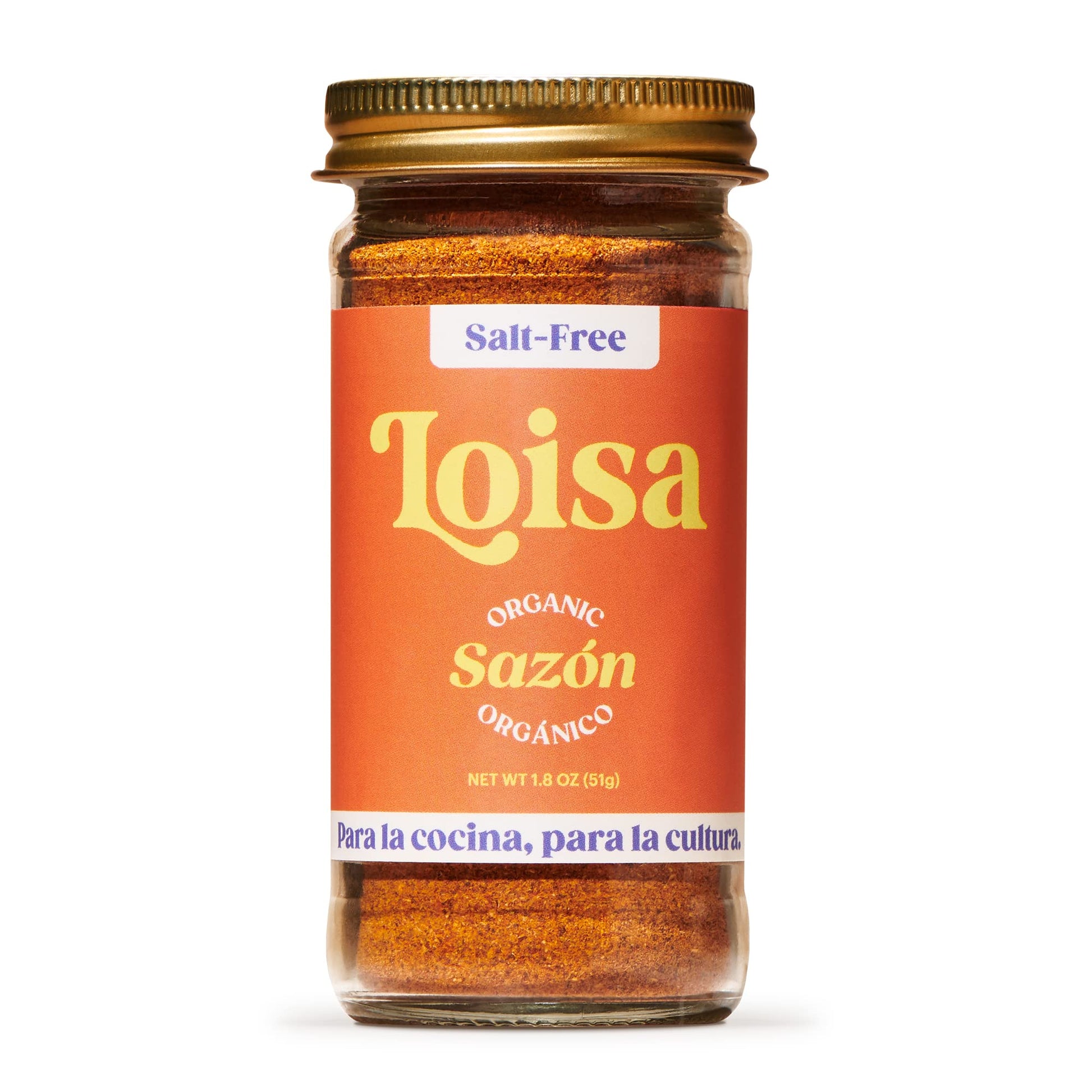 Loisa SALT-FREE Saz  n Seasoning, USDA Organic, Non-GMO, No-MSG, No Preservatives, No Artificial Coloring, No Artificial Flavors