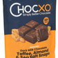 CHOCXO Organic Toffee Almond 69% Dark Milk Chocolate Snaps, 3.45 OZ
