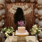 YCTHUNFISH 16th Birthday Cake Topper, Glitter Pink Bamboo Decoration for 16 Years Old Celebration