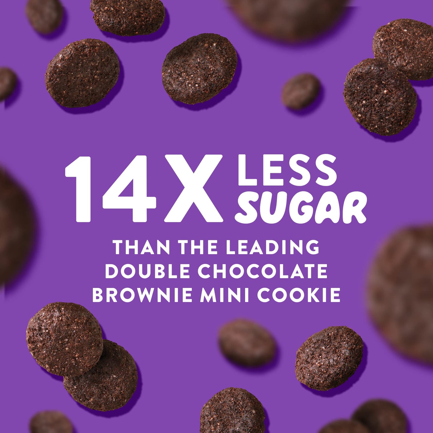 HighKey Low Carb Keto Brownie Bites - Keto Snack Low Carb Snack Sugar Free Chocolate Protein Cookies Sugar Free Snacks Gluten Fr