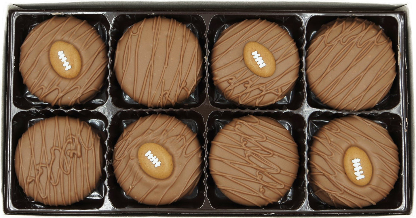 Philadelphia Candies Milk Chocolate Covered Oreo Cookies, Football Gift Net Wt 8 Oz