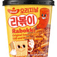 DELIEF Rabokki Sweet and Spicy Original Flavor - 4 Packs (165g/5.82oz) - Korean Street Food, Ramen Noodle & Tteokbokki Rice Cake