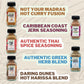 Freshjax International Spices Gift Set | 5 Sampler Sized Organic Spices and Seasonings | World of Flavors Seasoning Gift Set | G