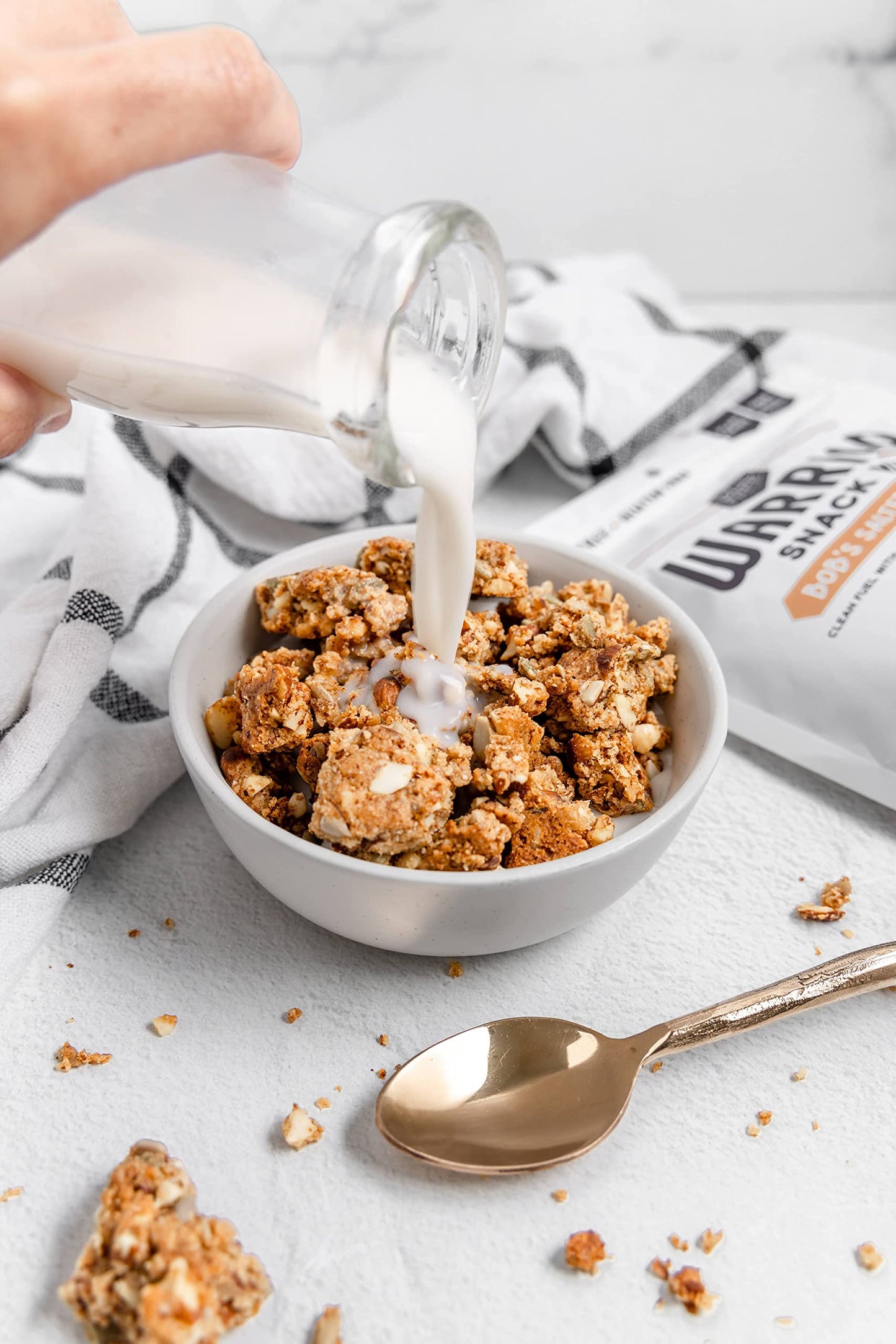 BeeFree Warrior Mix Gluten Free Granola Bites, Paleo, Low Carb, 9 Ounce Bag