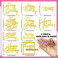 40 Pcs Happy Birthday Cake Toppers Mirror Acrylic Cake Topper Side Cake Decorations Cake Inserts Cake Decorating Supplies Cupcak
