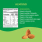 Tosi Almond Protein Bars, Vegan 12-Pack, Gluten-Free, Plant Based, 12G Protein, with Flax & Chia Seeds, 2.4 oz Each