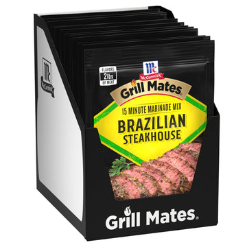 McCormick Grill Mates Brazilian Steakhouse Marinade Mix, 1.06 oz, Pack of 12