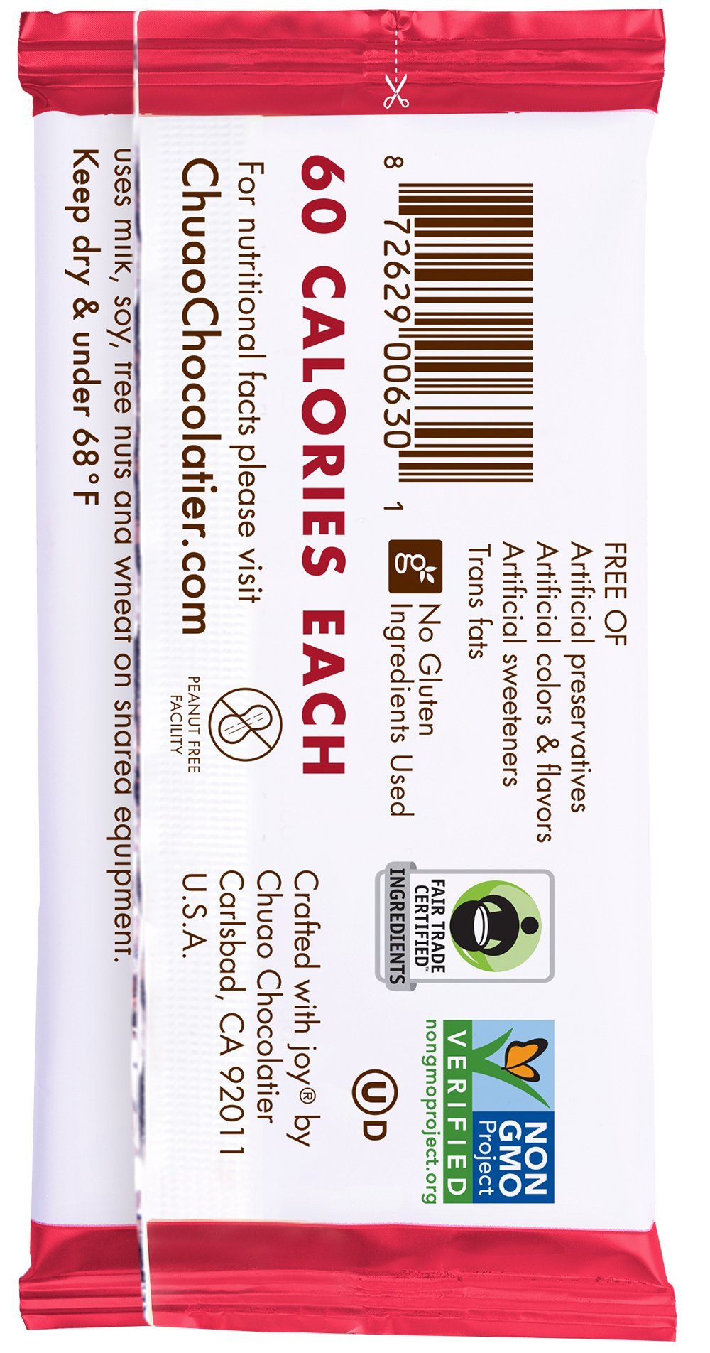 Chuao Chocolatier Spicy Maya Dark Chocolate Mini Bars | Gourmet Chocolate Cinnamon Cayenne Artisan European No Preservatives | For Gift Baskets, Christmas, Valentines Day, Gifts For Women, Men, Birthday, Thank You, Care Package | 24 Pack