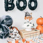 1 Pcs The Spooky One Cake Topper Glitter Ghost Halloween 1St Birthday Cake Pick Spooky One Cake Decoration For Halloween Theme B
