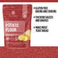 Herbaila Potato Flour 32Oz, Potato Bread Flour, Gluten Free Flour, Made From Whole Potatoes, Very Fine, Non-Gmo