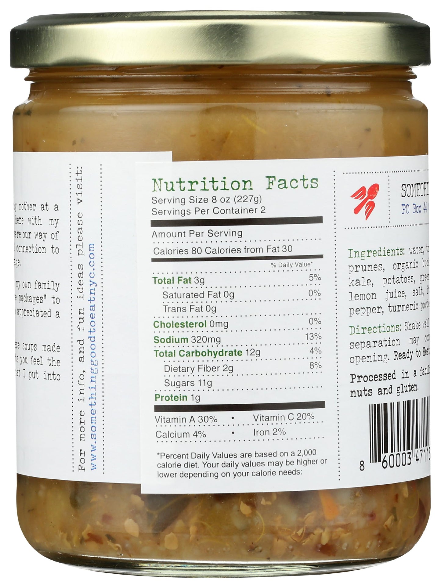 Something Good To Eat Hearty Tuscan Vegetable & Buckwheat Soup, 16 Oz