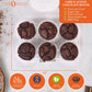Low Carb Chocolate Muffins [6-Pack] By Carb-O-Licious- Delicious Keto Muffins With Only 3 Net Carbs Each- Sugar Free Healthy Sna