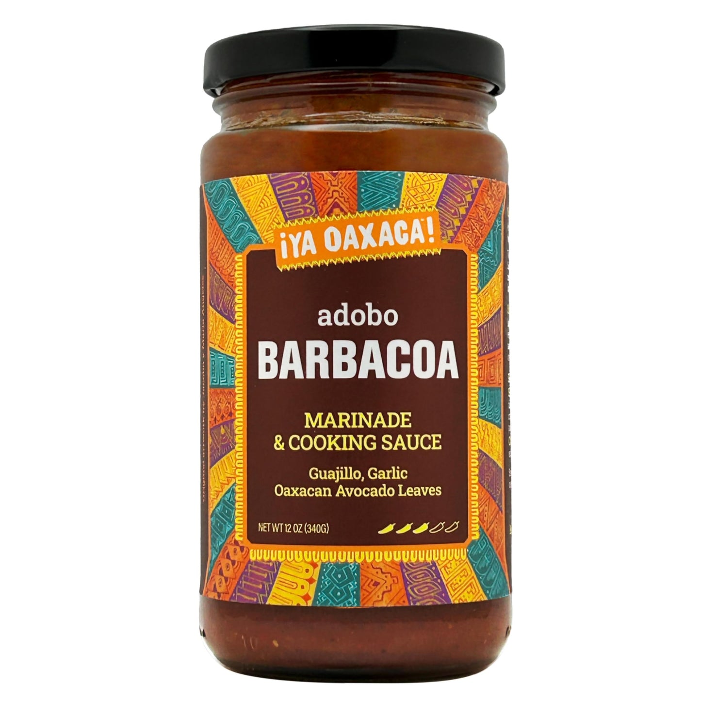 Ya Oaxaca - Barbacoa Adobo Marinade - Rich & Complex Flavor - Made With Chile Guajillo & Avocado Leaf - Brush On Chicken, Beef, Pork, Or Veggies - Vegan, Non-Gmo, Gluten Free - 12Oz