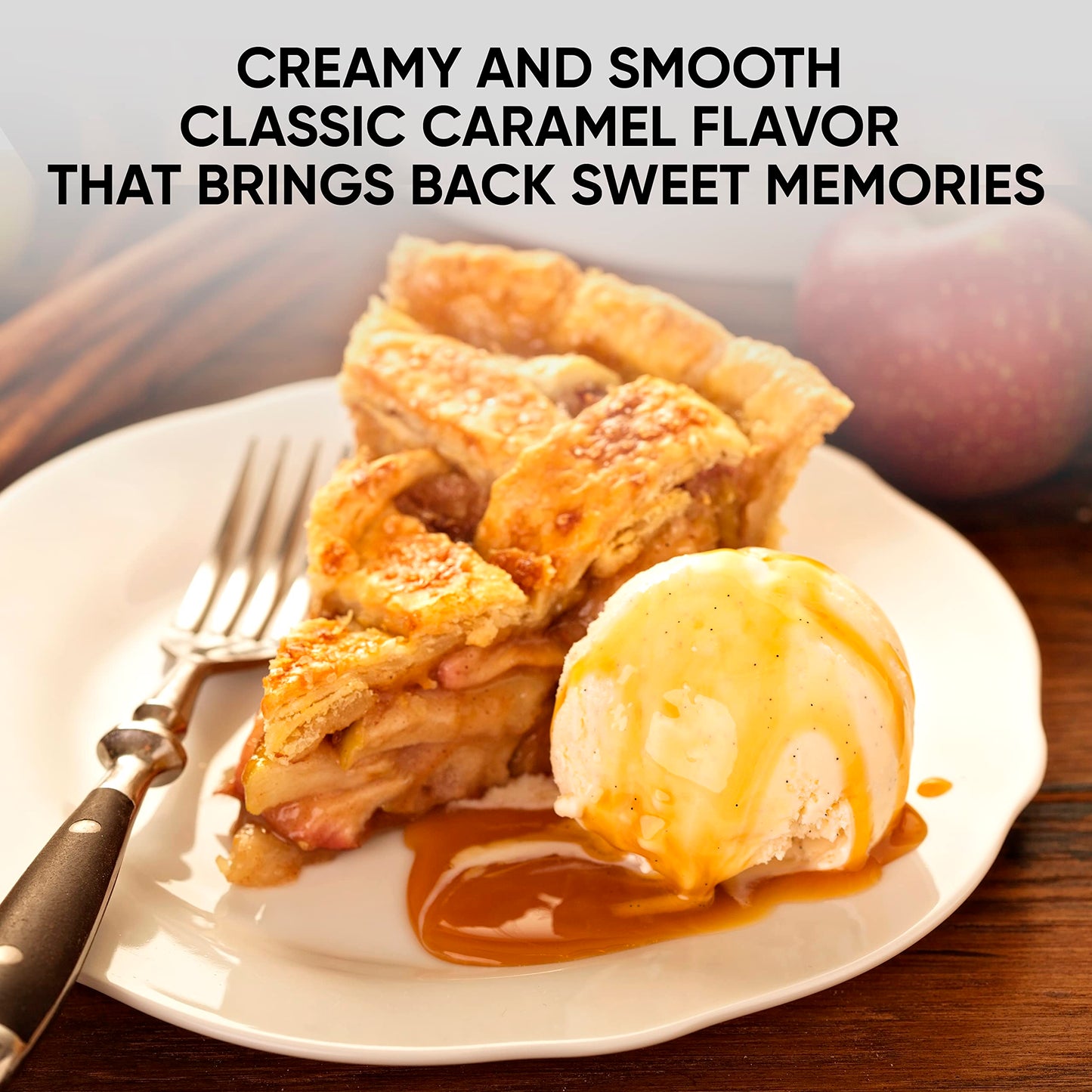 King's Cupboard Cream Caramel Sauce - The Perfect Sauce for Ice Cream, Fruit Dip, Topping Desserts, Caramel Drizzle for Coffee -