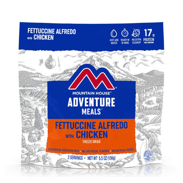 Mountain House Fettuccine Alfredo With Chicken | Freeze Dried Backpacking & Camping Food | 6-Pack