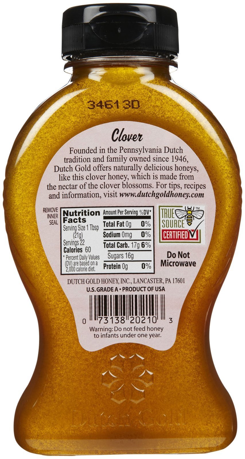Dutch Gold Honey Clover Honey, 16 Oz