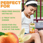 Motts Fruit Smoothies Vanilla Peach, 4.2 oz clear pouches, 8 Pack, Made With Milk, Made With Real Fruit, Good Source of Calcium,