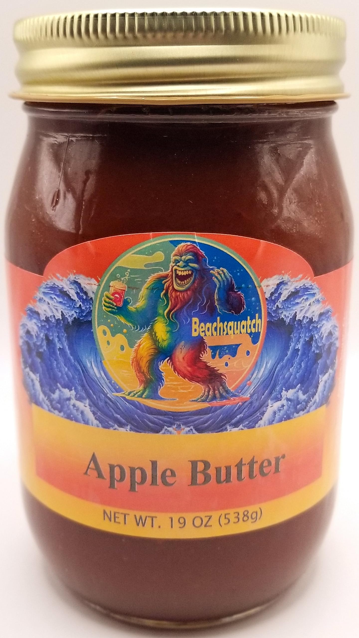 Beachsquatch Apple Butter, 19 ounce jar