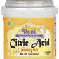 Rani Citric Acid Powder, Food Grade, 5oz PET Jar - Ideal for Cooking & Cleaning, Gluten Friendly, Indian Origin