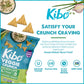 Kibo Veggie Chips Sour Cream And Onion - Plant-Based Protein, Gluten-Free, Non-Gmo, Vegan-Friendly, 3D Triangles, Crunchy, Made