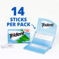 Trident Sugar-Free Chewing Gum, Mint Bliss Flavor, 14 Pieces per Pack, 12 Packs, Green, Model 12546011495