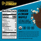 Honey Stinger Organic Gluten Free Cookies & Cream Waffle | Energy Stroopwafel for Exercise, Endurance and Performance | Sports N