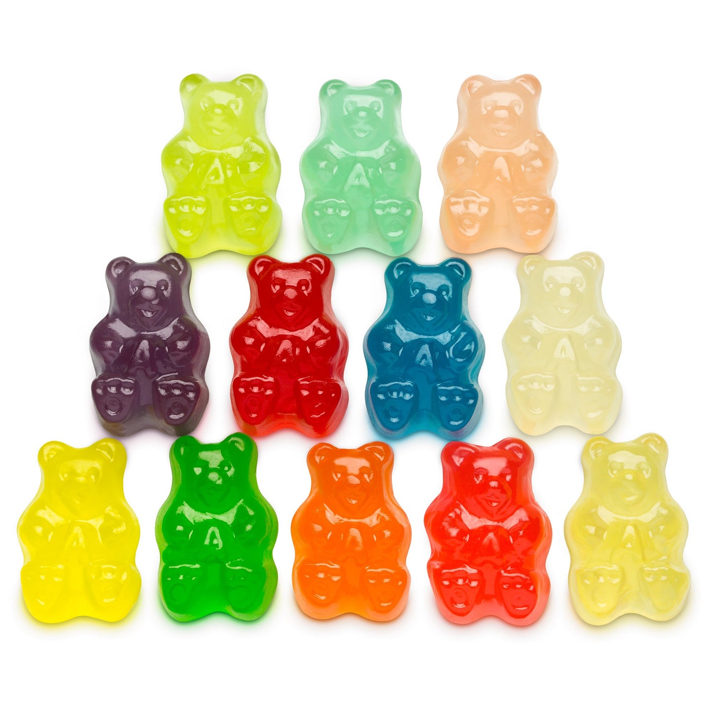 Albanese World s Best 12 Flavor Gummi Bears | 2 Pack - 36oz Bags of Candy | 12 Unique Flavors, Gluten Free, Fat Free, Soft Gumm
