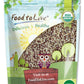 Food To Live Organic Super Grains Blend, 3 Pounds — A Mix Of Millet, Buckwheat, Red And White Quinoa. Non-Gmo, Non-Irradiated, Vegan Superfood, Bulk