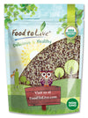 Food To Live Organic Super Grains Blend, 3 Pounds — A Mix Of Millet, Buckwheat, Red And White Quinoa. Non-Gmo, Non-Irradiated, Vegan Superfood, Bulk