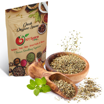 NY Spice Shop Greek Leaves Dried Oregano Bulk - 3 Pound Oregano Dried Leaf - Fresh Oregano Seasoning - Oregano Leaves - Dry Oreg