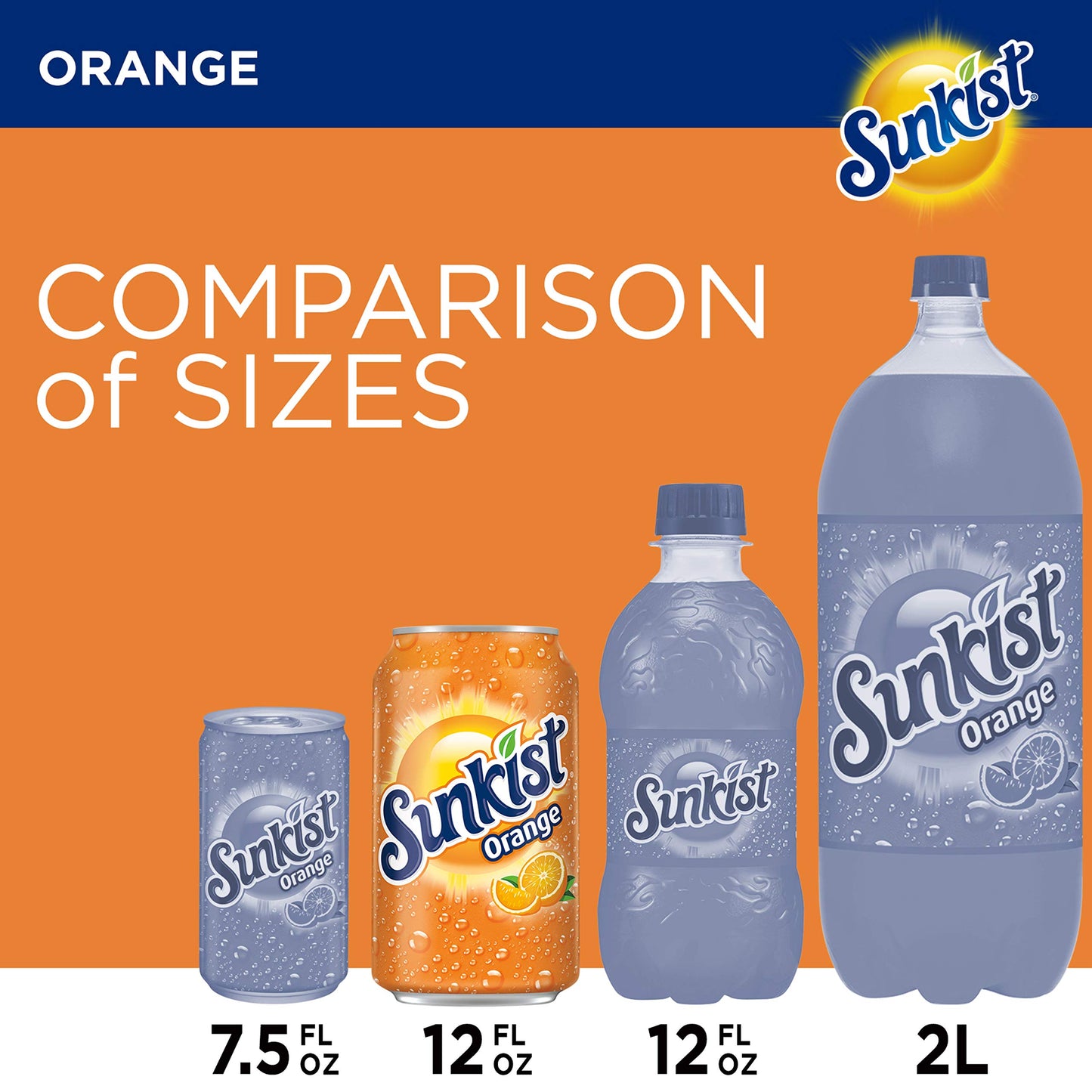 Sunkist Orange Soda  12 Fl Oz (Pack of 12)