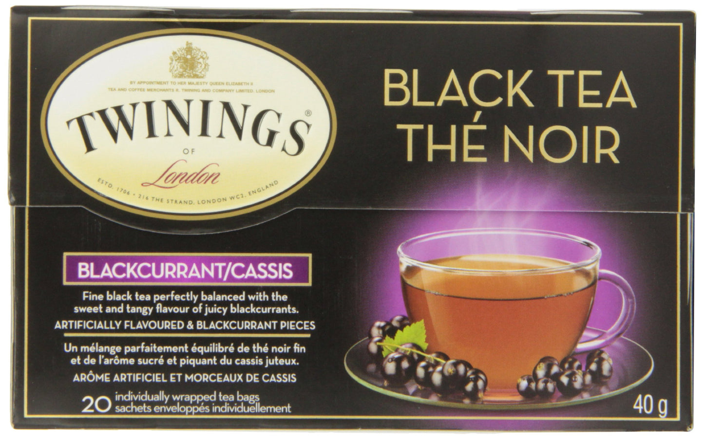 Twinings Blackcurrant Breeze Flavored Tea 20 Count