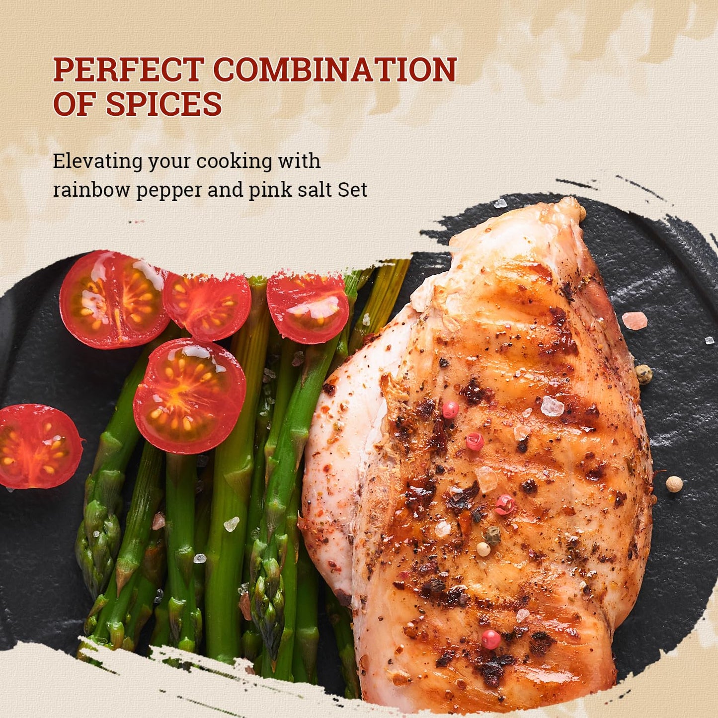 52Usa Rainbow Peppercorn Blend 12Oz + Himalayan Pink Salt Coarse 2 Lb (Pack Of 2), Non-Gmo, Kosher, Packed To Keep Pepper Fresh,