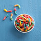 Trolli Sour Brite Crawlers Candy, Original Flavored Sour Gummy Worms, 7.2 Ounce (Pack of 4)