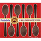 Fruidles Milk & Cocoa Edible Spoons, Non-GMO, Dairy, 6 Spoons per Box (4-Pack)