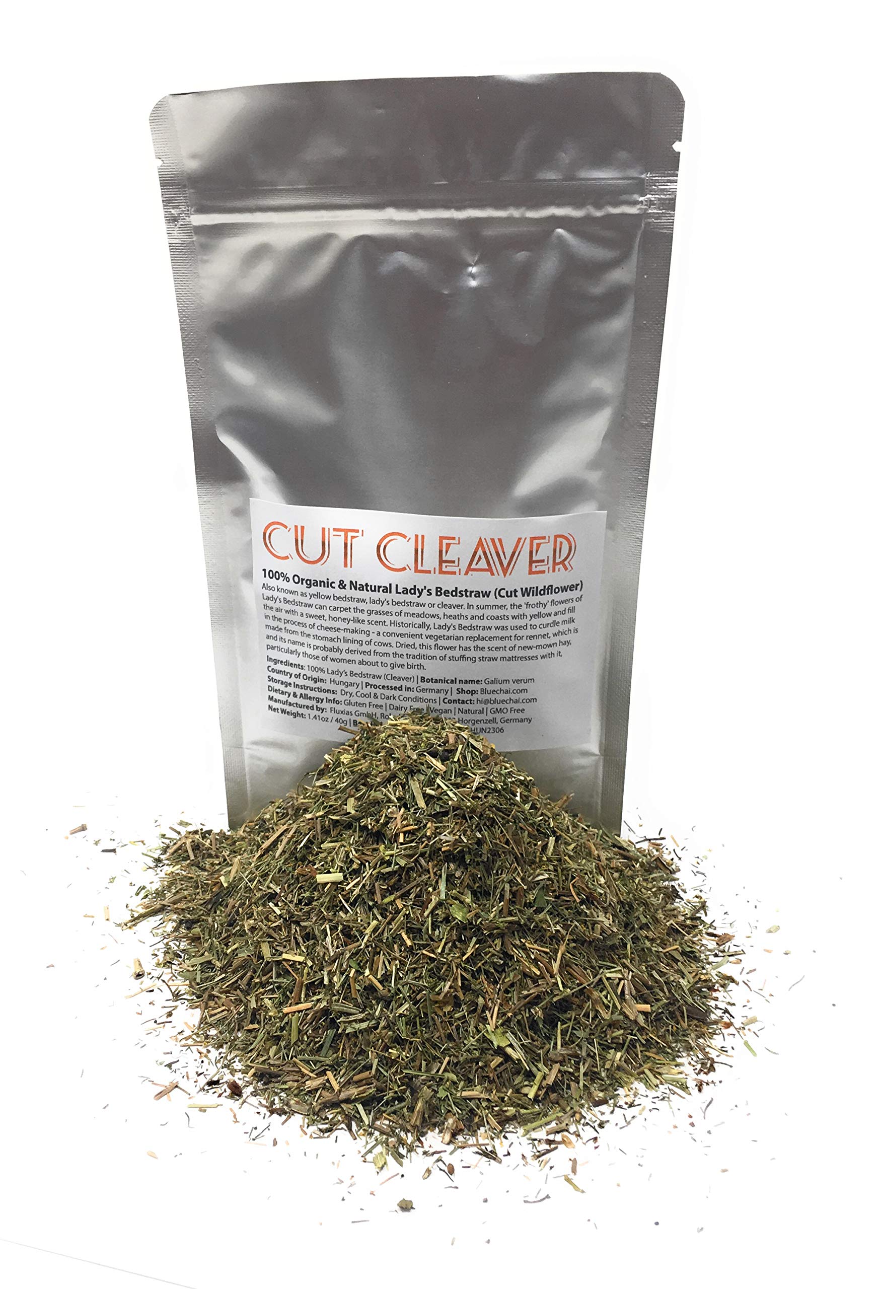 Cut Kitchen Tool (Galium Veflavor Blend) - 100% Natural LadyS Bedstraw (Cut Wildflower) - Net Weight: 1.41Oz / 40G