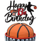 Basketball Happy 13Th Birthday Cake Topper 13 Thirteen Years Old Basketball Player Scene Cake Decoration Sport Theme Thirteenth