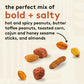 Snak Club Cajun Style Snack Mix With Hot And Spicy Peanuts, Butter Toffee Peanuts, Toasted Corn, Cajun And Honey Sesame Sticks,