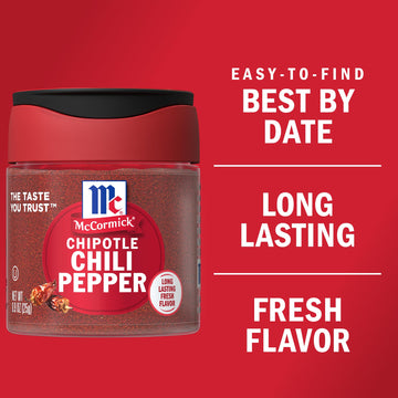 Mccormick Chipotle Chili Pepper, 0.9 Oz (Pack Of 6)