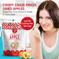 Crispy Craze Freeze Dried Apple (24 Snack Sized Bags, 0.52 Oz Each), Sliced Apple Fruit Crisps, Non Gmo, Healthy Snack, No Added