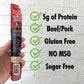 Jerky.Com Hot Beef And Pork Jerky Meat Sticks 10 Pack | 5G Protein, 90 Calories, Sugar Free, Gluten-Free, Individually Wrapped, Keto Friendly, Low Carb Snack | Delicious Smoked Beef Jerky Sticks | Gifts For Men