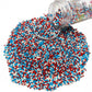 Se Si&Moos Red White And Blue Sprinkles For Cake Decorating Patriotic Sprinkles 4Th Of July Independence Day Cupcake Decorations
